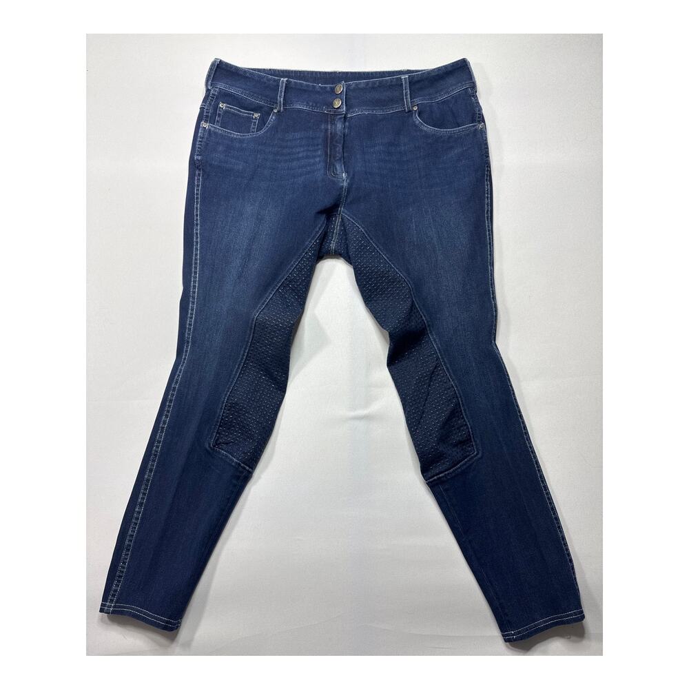 Goode Rider Women's Full Seat Mid Rise Vogue Jean Breeches - Size 34 (33x27)